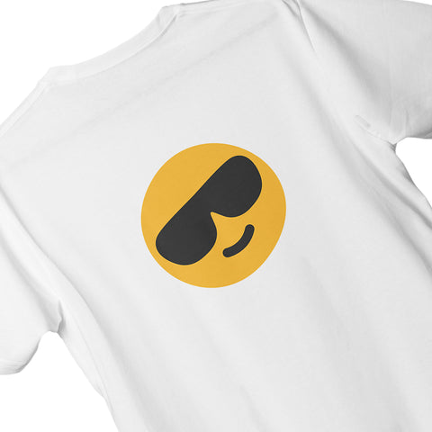Beyaz Oversize Emoji Tshirt