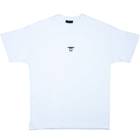 Beyaz Oversize Basic Tshirt