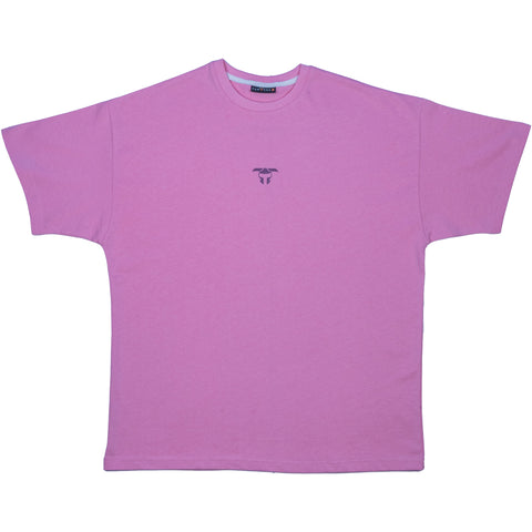 Pembe Oversize Basic Tshirt