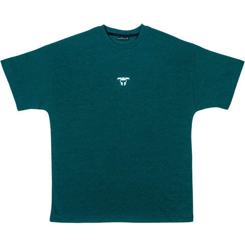 Yeşil Oversize Basic Tshirt
